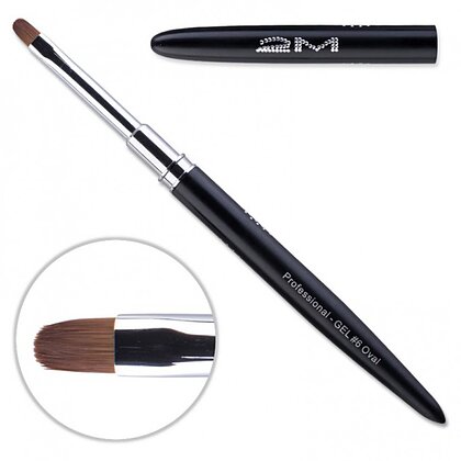 Pensula Gel 2M Beauty Black Oval nr. 6 Thumb 2