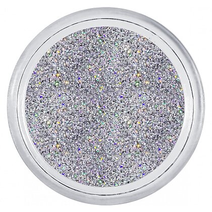 Laser Glitter Powder 2g Argintiu