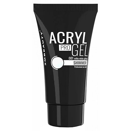 Acryl Pro Gel 2M Shimmer Milky White Nr. 01