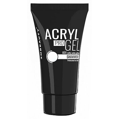 Acryl Pro Gel 2M Shimmer Milky White Nr. 01 60g