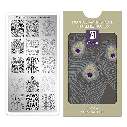 Matrita mini pentru stampila nr 106 - Stranie frumusete