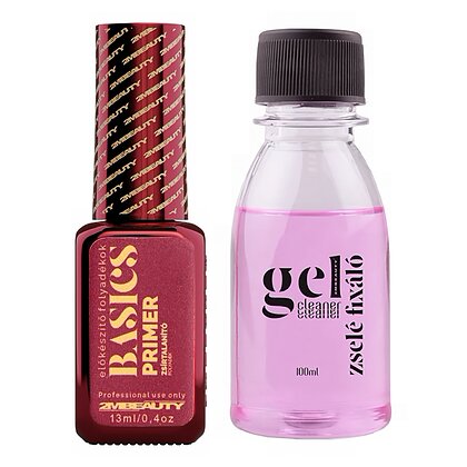 Pachet Primer Acidic 2M Beauty 13ml + Lichid Fixare Gel 2M Beauty 100ml