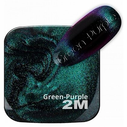 Oja Semipermanenta 2M Magnetic Mini Me 9D Super Effect Green Purple