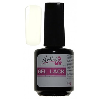 Oja Semipermanenta MyNails Classic Snow White 15ml Alb